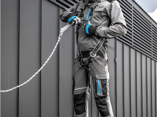 Брюки рабочие 4-way stretch, HOEGERT TAUBER, цвет темно-серый от магазина Рабочий класс