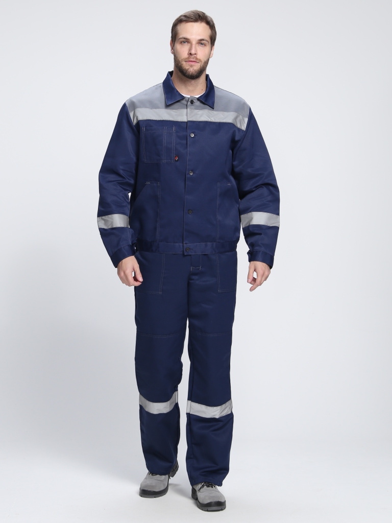 Костюм Лигор-2 СОП (тк.Смесовая,210) п/к, т.синий/серый от магазина Рабочий класс