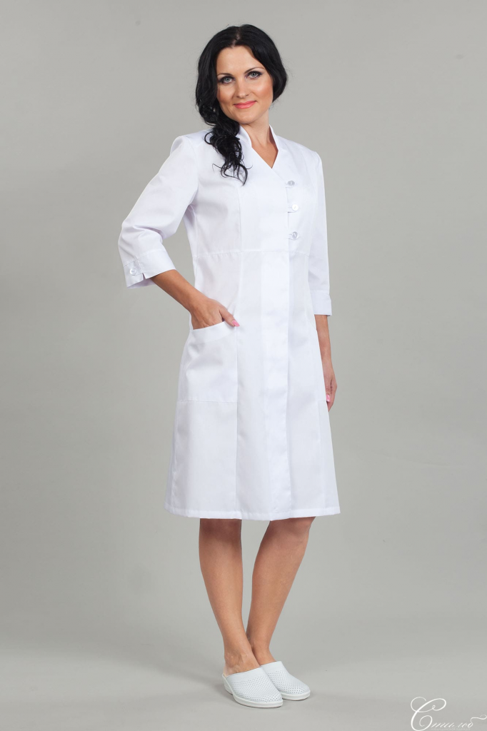 Купить мед халат. Халат медицинский стильб Иваново. Медстиль медицинская одежда халат модель м-329. Халат медицинский женский Медстиль белый.