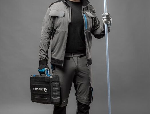 Брюки рабочие 4-way stretch, HOEGERT TAUBER, цвет темно-серый от магазина Рабочий класс