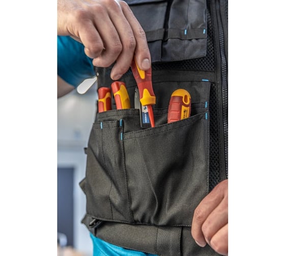 Жилет для инструментов, HOEGERT HELWIG 100% полиестер, HT5K930 от магазина Рабочий класс