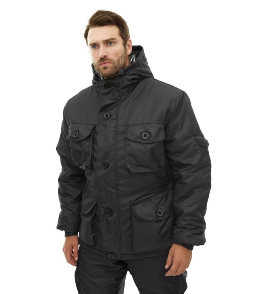 Костюм Горка 8, зимний, Савва Морозов, тк. Таслан, цв. Черный от магазина Рабочий класс