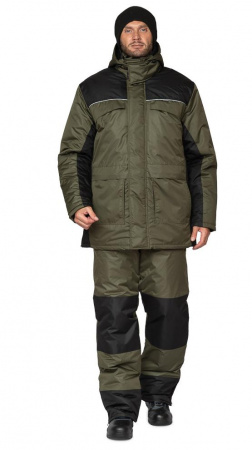 Универсал-Т, костюм утепленный мужской хаки/черный от магазина Рабочий класс