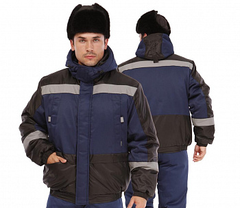 Костюм мужской утепленный "Стайл" цв. синий от магазина Рабочий класс