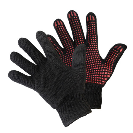 Перчатки вязаные двойные, с ПВХ-точкой, 95г от магазина Рабочий класс