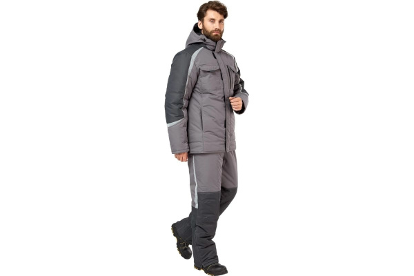 Костюм "Финикс" серый/ т.серый (зимний) от магазина Рабочий класс