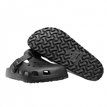 Сабо ЭВА медицинские с перф. цв. Черный, без ремешка от магазина Рабочий класс