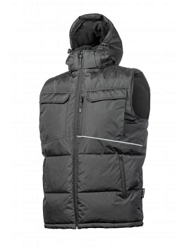 Жилет утепленный с капюшоном черный HOEGERT BORGER, HT5K920 от магазина Рабочий класс
