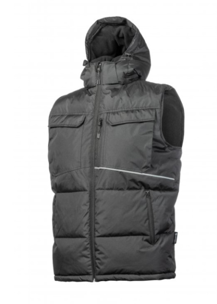 Жилет утепленный с капюшоном черный HOEGERT BORGER, HT5K920 от магазина Рабочий класс