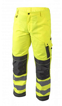 Брюки рабочие сигнальные HOEGERT WERSE, цв. лимон от магазина Рабочий класс