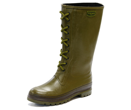 Сапоги резиновые охотничьи "Балканский охотник", "Tigar", цвет зеленый, арт 93036 от магазина Рабочий класс