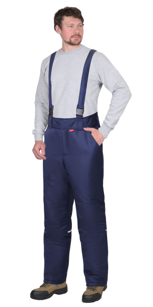 Костюм зимний Сириус-Комфорт, куртка удлин. с брюками, цв. синий/черный тк. Таслан от магазина Рабочий класс