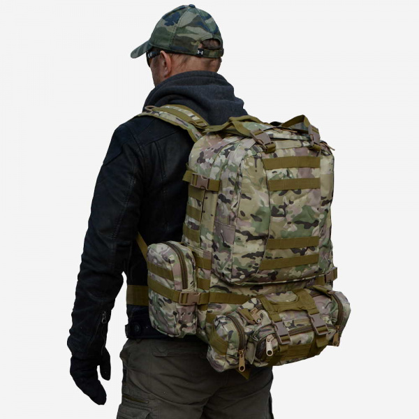 Рюкзак РЕЙДОВЫЙ Савва Морозов тк. Нейлон, 65 л цв. Лист от магазина Рабочий класс