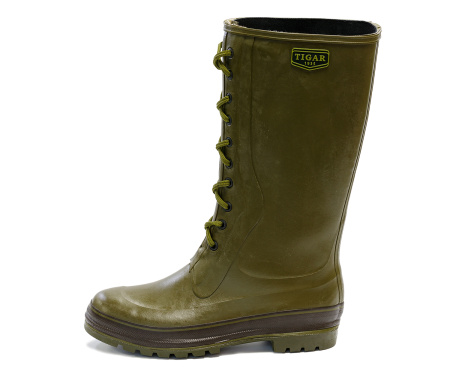 Сапоги резиновые охотничьи "Балканский охотник", "Tigar", цвет зеленый, арт 93036 от магазина Рабочий класс