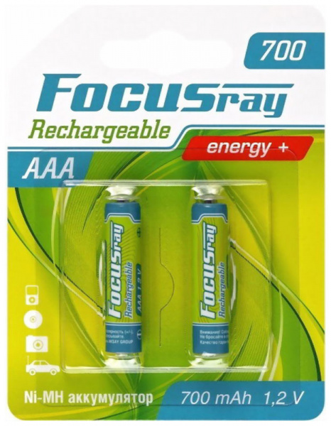 FOCUSray 700 mAH AАA 2/24/288 аккумулятор от магазина Рабочий класс