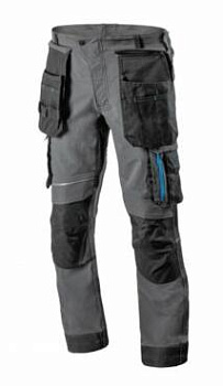 Брюки рабочие 4-way stretch, HOEGERT TAUBER, цвет темно-серый от магазина Рабочий класс