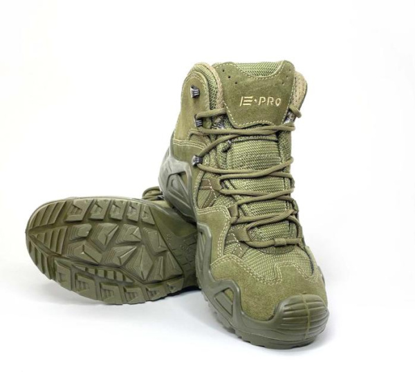 Мужские ботинки E-PRO Special Mid KEVLAR арт.102 (range green) в Санкт-Петербурге, Архангельске, Северодвинске купить по низкой цене!