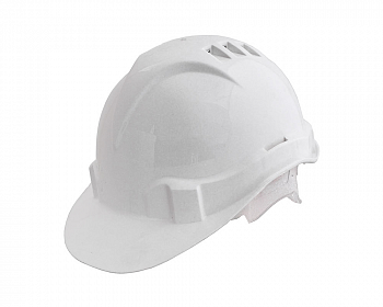Каска строительная  белая от магазина Рабочий класс