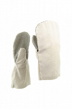 Рукавицы х/б с ПВХ точка от магазина Рабочий класс