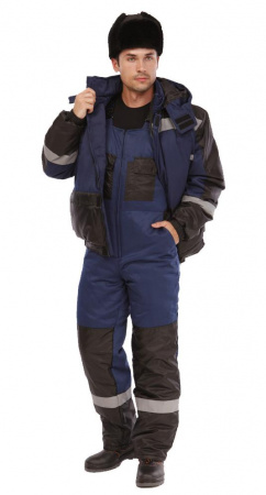 Костюм мужской утепленный "Стайл" цв. синий от магазина Рабочий класс