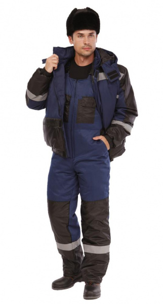 Костюм мужской утепленный "Стайл" цв. синий от магазина Рабочий класс
