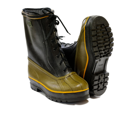 Сапоги резиновые охотничьи утепл., "Зимний Иво", "Tigar", цвет черный/коричневый арт 91518 от магазина Рабочий класс