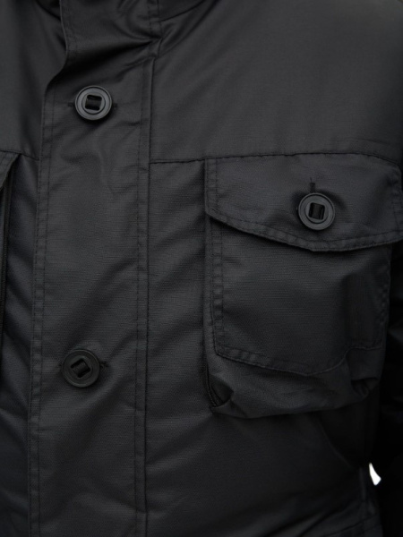 Костюм Горка 8, зимний, Савва Морозов, тк. Таслан, цв. Черный от магазина Рабочий класс