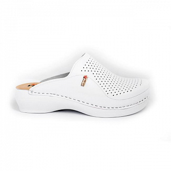 Сабо женские LEON Medikal цв. Белый от магазина Рабочий класс