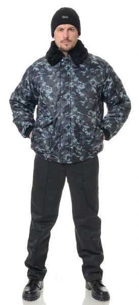 Альфа, куртка утепленая КМФ город Серый от магазина Рабочий класс