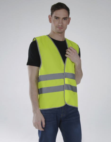 Жилет сигнальный Неон (тк.Полиэфир,100) тип 1э, лимонный от магазина Рабочий класс