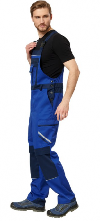 Полукомбинезон Мегаполис цв. василек/т.синий от магазина Рабочий класс