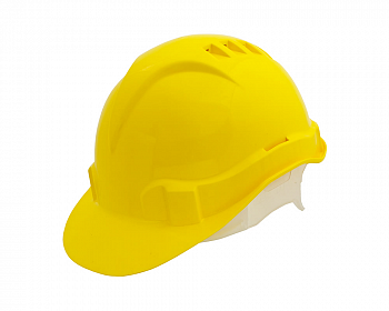 Каска строительная желтая от магазина Рабочий класс