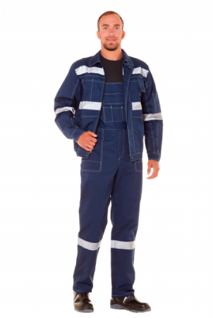 Фото Костюм Мастер Люкс с п/к с СОП (темно-синий) от магазина Рабочий класс Костюм Мастер Люкс с п/к с СОП (темно-синий) от магазина Рабочий класс