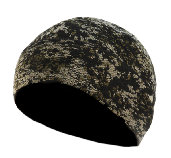 Шапка трикотажная подкладка флис цв. Зеленый пиксель от магазина Рабочий класс