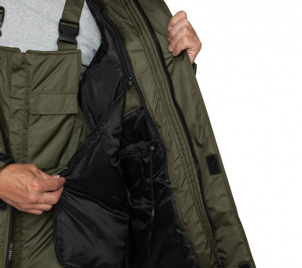 Универсал-Т, костюм утепленный мужской хаки/черный от магазина Рабочий класс