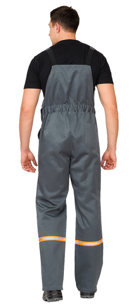 Костюм мужской "Уни-Спец" с п/к, цв. тёмно-серый/оранжевый от магазина Рабочий класс