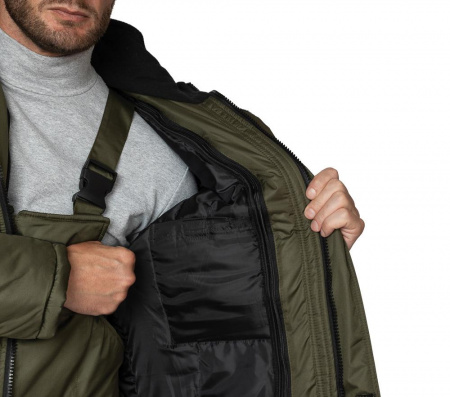 Универсал-Т, костюм утепленный мужской хаки/черный от магазина Рабочий класс