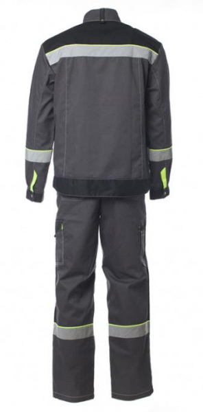 Костюм Корвет с п/к (темно-серый/черный/лимон) от магазина Рабочий класс
