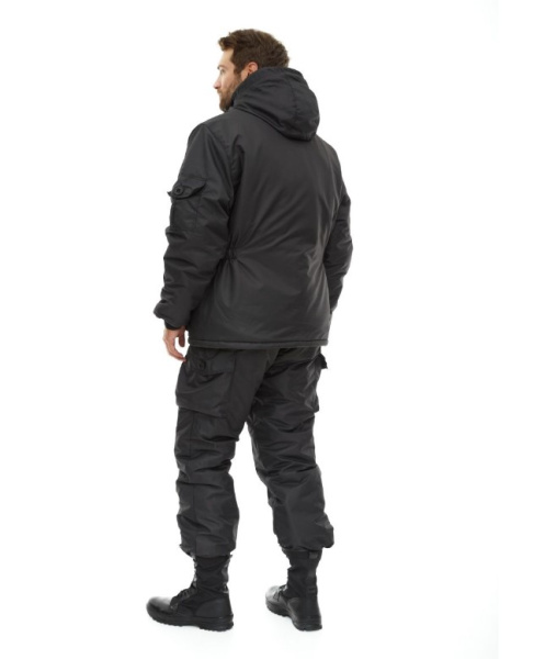 Костюм Горка 8, зимний, Савва Морозов, тк. Таслан, цв. Черный от магазина Рабочий класс