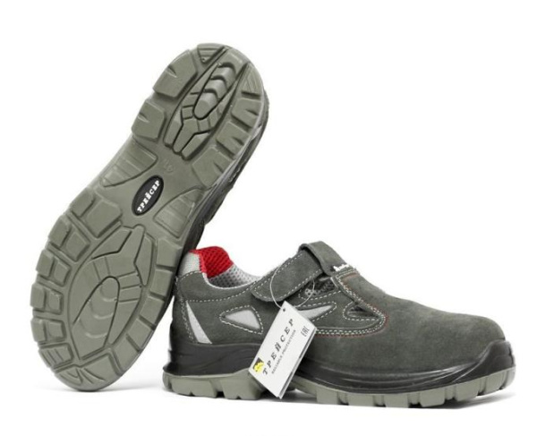 Полуботинки с перфорацией Трейсер-Актив с КП цвет серый от магазина Рабочий класс