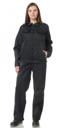 Костюм охранника женский "Альфа" цв. черный от магазина Рабочий класс