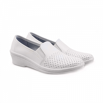 Туфли женские натуральная кожа цв. Белый от магазина Рабочий класс