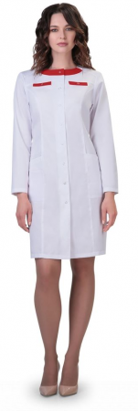 Фото Халат медицинский женский м276 от магазина Рабочий класс Халат медицинский женский м276 от магазина Рабочий класс