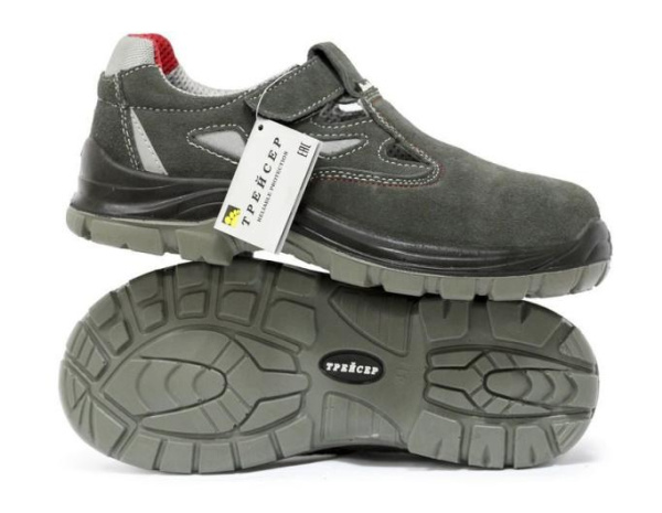 Полуботинки с перфорацией Трейсер-Актив с КП цвет серый от магазина Рабочий класс