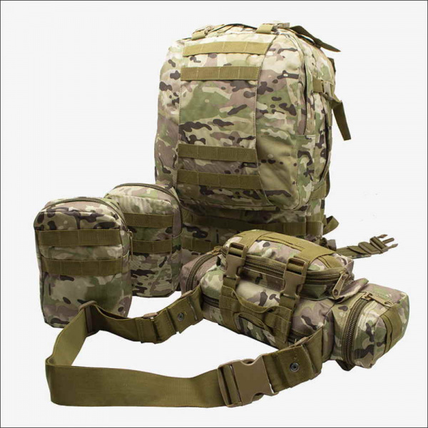 Рюкзак РЕЙДОВЫЙ Савва Морозов тк. Нейлон, 65 л цв. Лист от магазина Рабочий класс