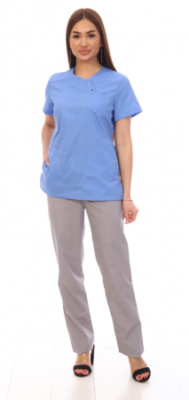 Костюм № 400 тк. ТиСи цв. Серо-голубой/серый от магазина Рабочий класс