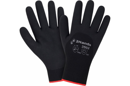 Перчатки утепленные 2Hands 3502 acrylic 7G PVC Ultrafoam от магазина Рабочий класс