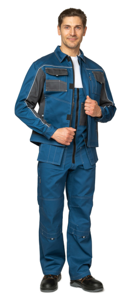 Костюм мужской Бренд 2 с п/к, цв. синий/т.серый от магазина Рабочий класс