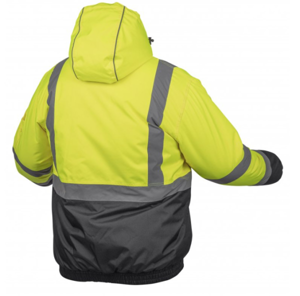 Куртка-бомбер сигнальная утепленная, HOEGERT OKER, цвет желтый от магазина Рабочий класс