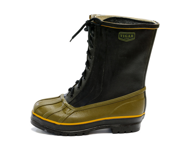 Сапоги резиновые охотничьи утепл., "Зимний Иво", "Tigar", цвет черный/коричневый арт 91518 от магазина Рабочий класс